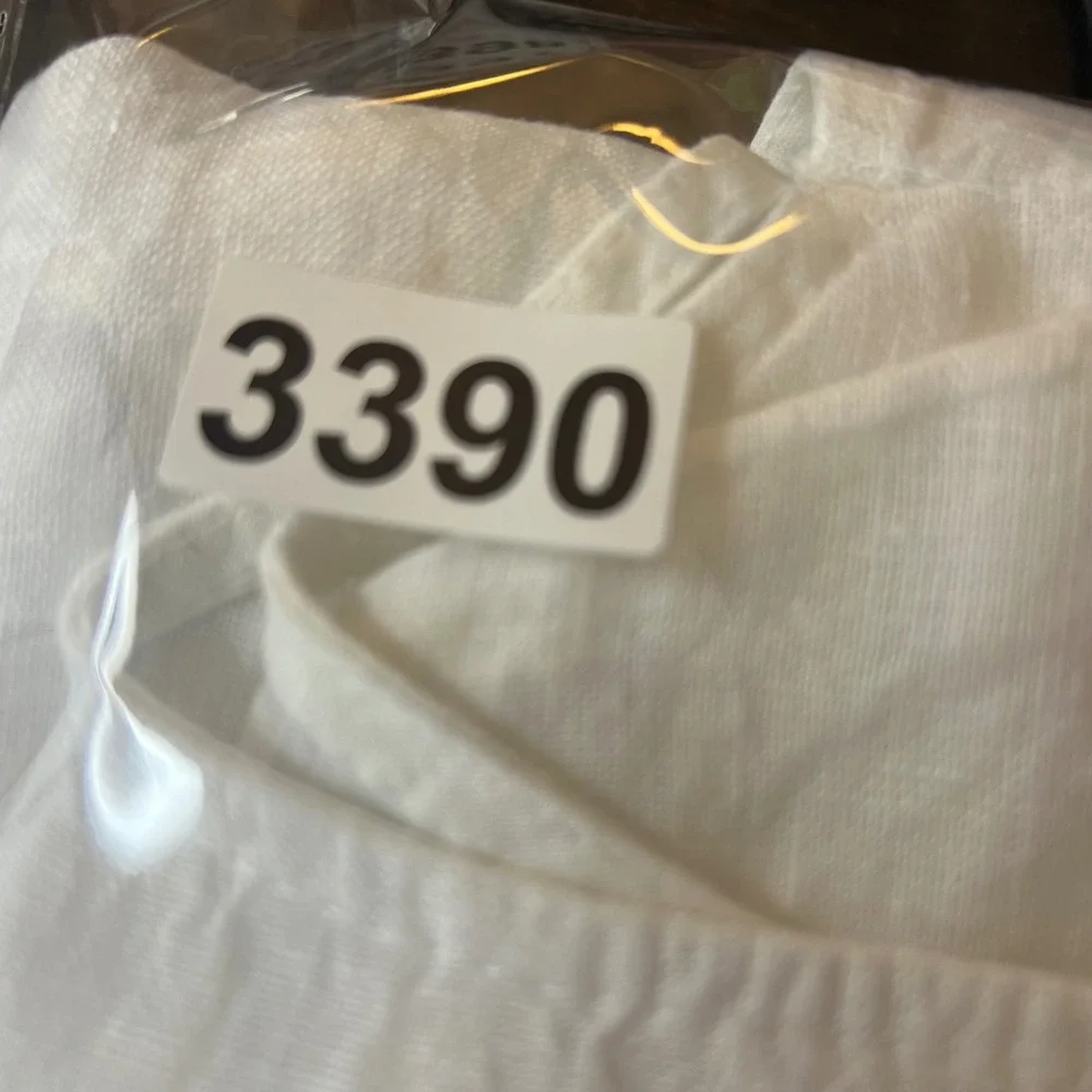 Terzo Millennio White 100% Linen High Low Button Back Top Made in Italy Small